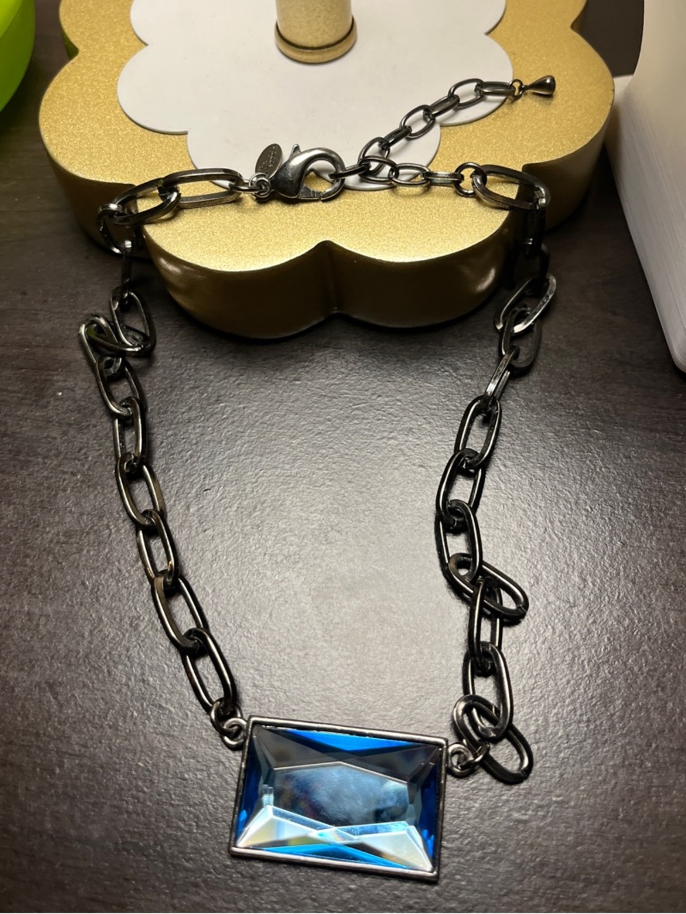 Lia Sophia "Prisma" Necklace choker EUC - Picture 8 of 8
